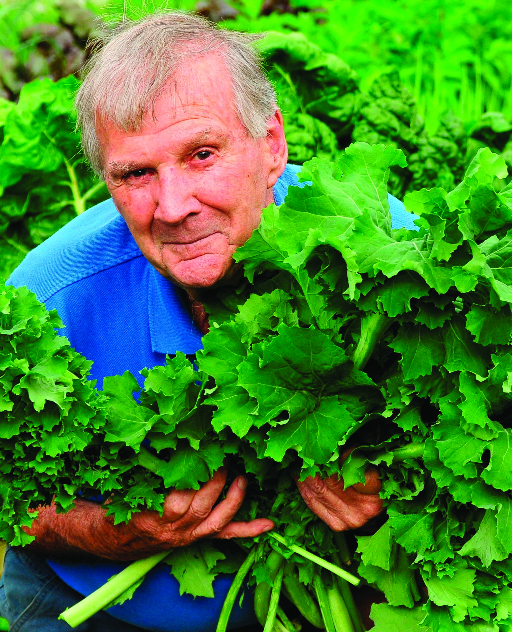 Peter Cundall and 'Two Peters' kale